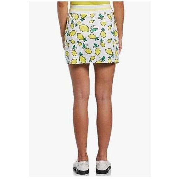 PGA Tour Lemon Print on White Wrap Style Golf Skort Women, Tennis | XL | NWT - Picture 3 of 12